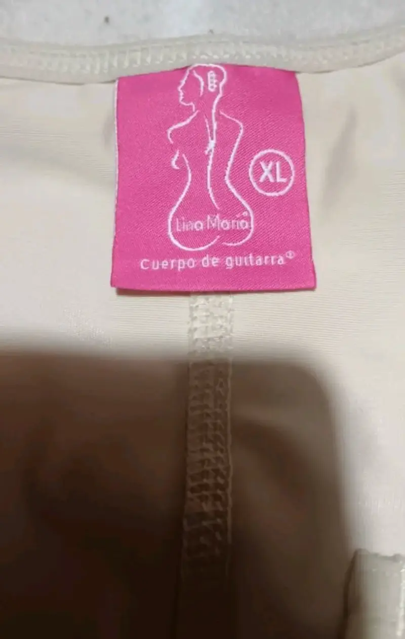 Faja reductora beige con encaje - 2