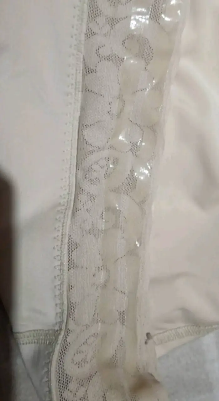 Faja reductora beige con encaje - 3