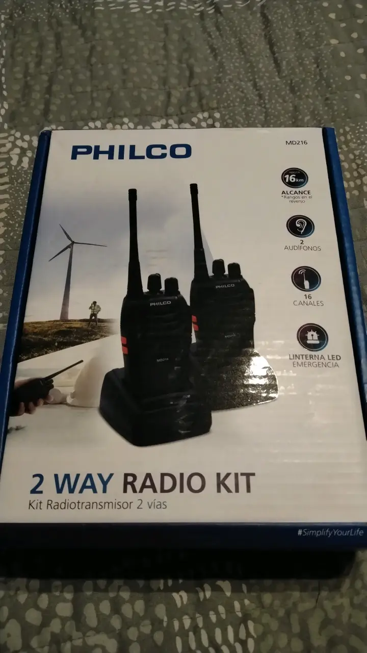 Set de radios walkie talkie Philco MD-216 - 2