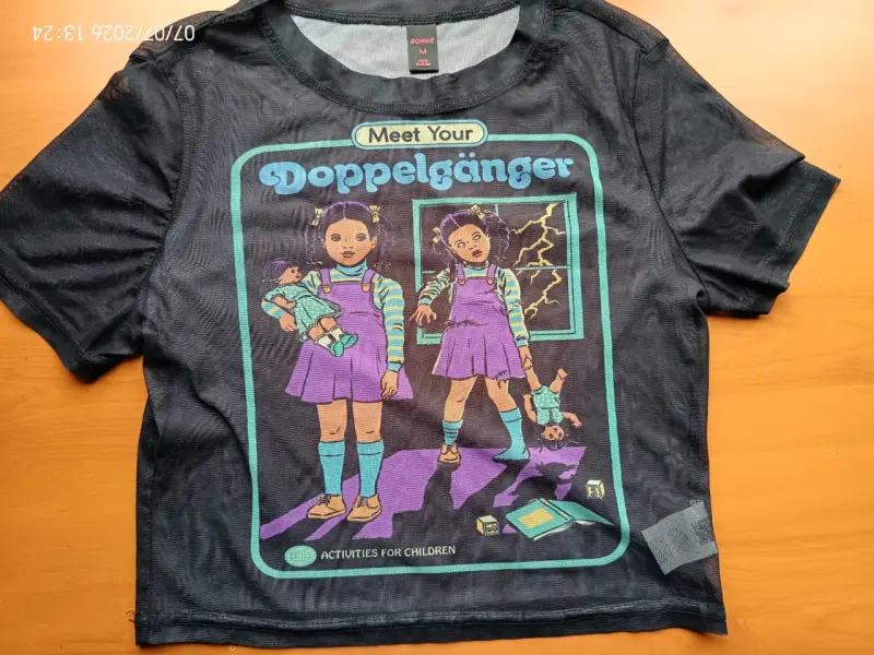 Pack de 2 tops de malla Romwe×Steven Rodhes - 4