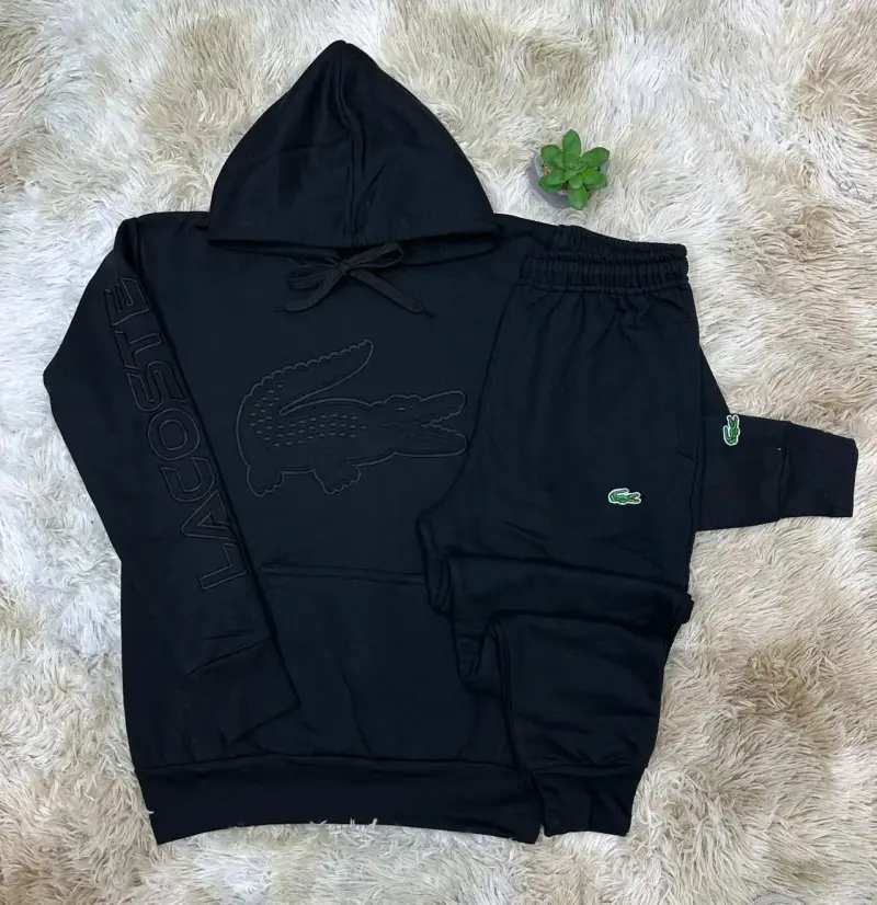 Conjunto deportivo negro con capucha Hilfiger - 2
