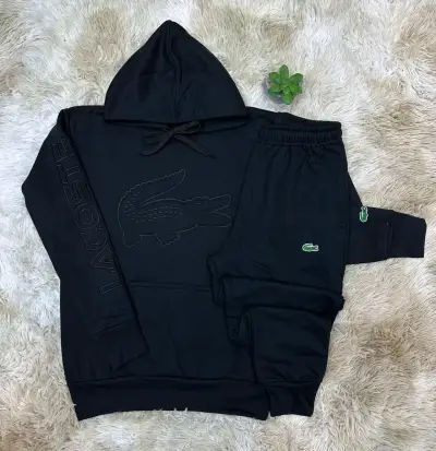 Conjunto deportivo negro con capucha Hilfiger - miniatura 2