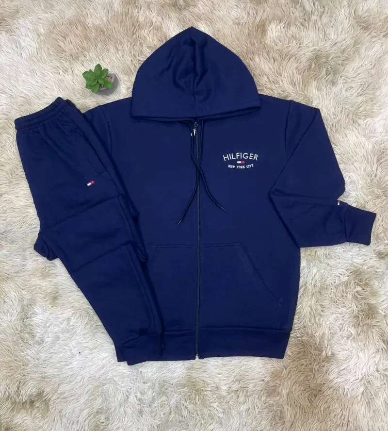 Conjunto deportivo negro con capucha Hilfiger - 4