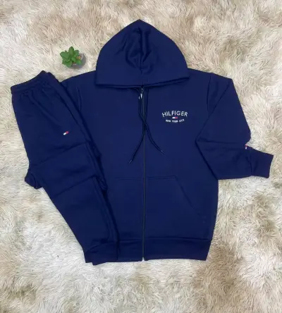 Conjunto deportivo negro con capucha Hilfiger - miniatura 4