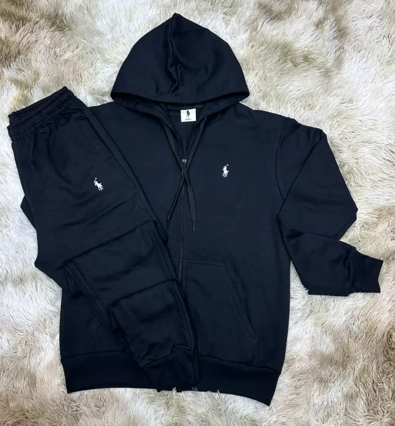 Conjunto deportivo negro con capucha Hilfiger - 5