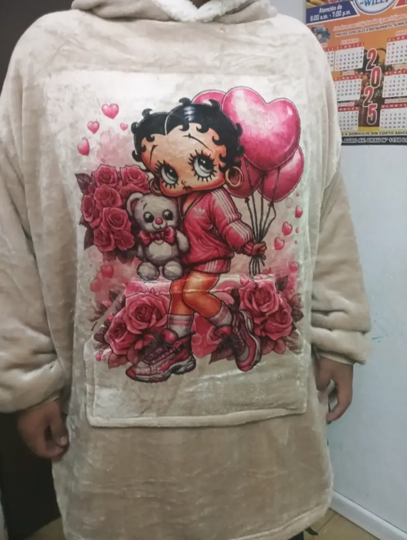 Maxi Polerónes con capucha de Minnie y Daisy - 4