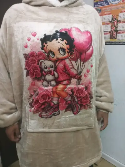 Maxi Polerónes con capucha de Minnie y Daisy - miniatura 4