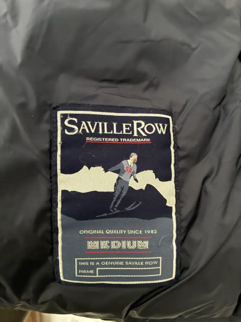 Chaqueta pluma Saville Row talla M. Original. - 2