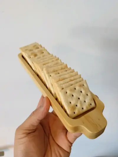 Bandeja de madera para galletas - miniatura 1