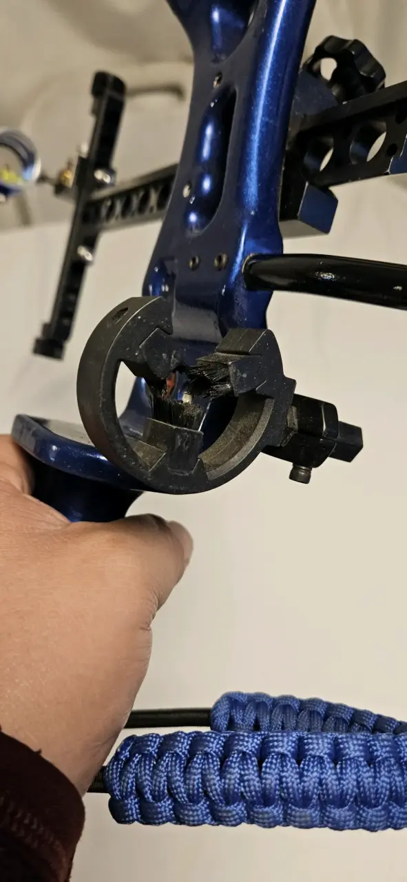 Arco compuesto azul para tiro deportivo - 2