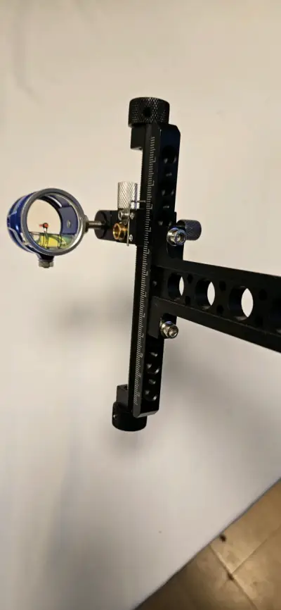 Arco compuesto azul para tiro deportivo - miniatura 4