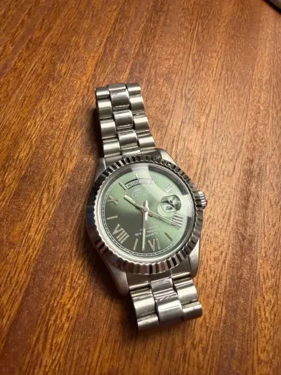 RELOJ 19002/4 LOTUS VERDE HOMBRE - miniatura 2