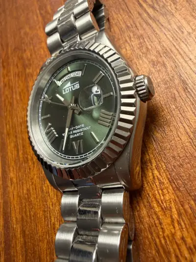 RELOJ 19002/4 LOTUS VERDE HOMBRE - miniatura 4