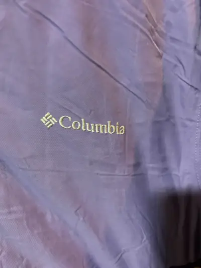 Chaqueta Columbia impermeable morada para mujer - miniatura 2