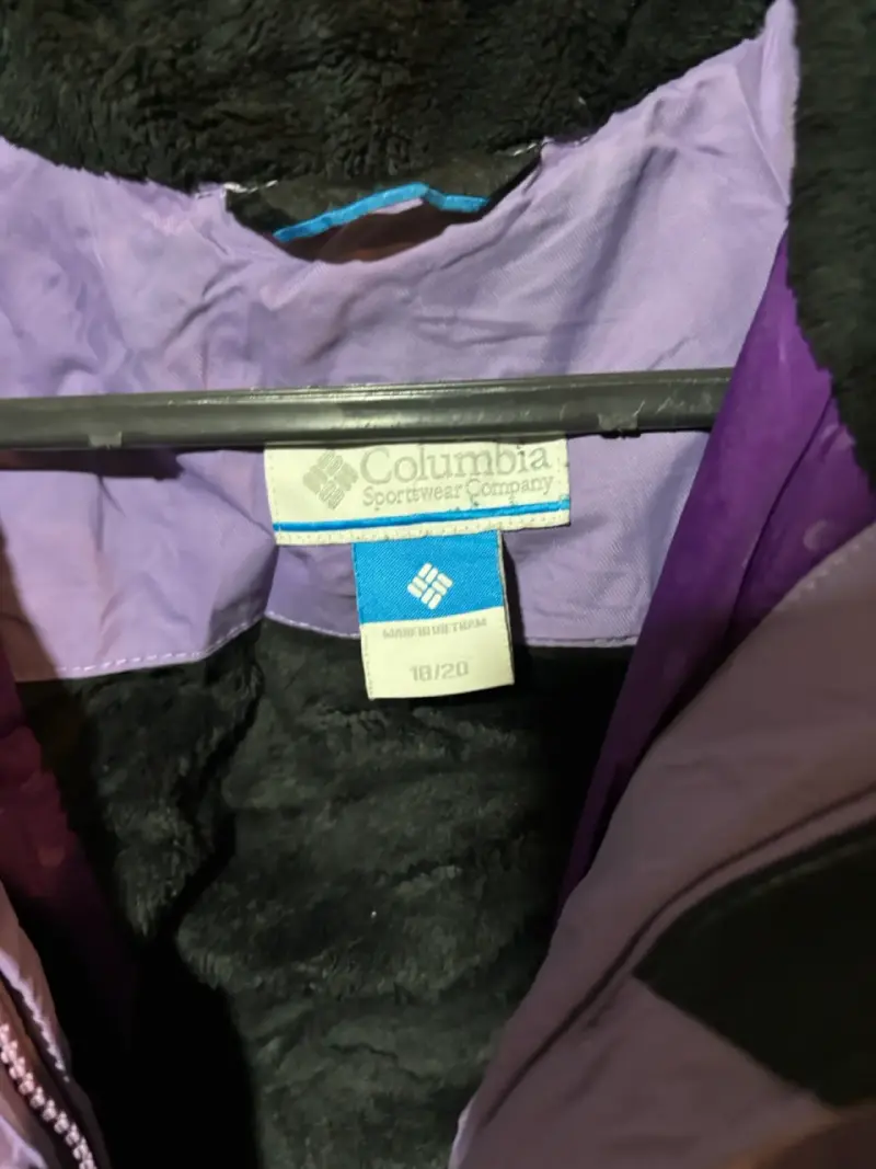 Chaqueta Columbia impermeable morada para mujer - 5
