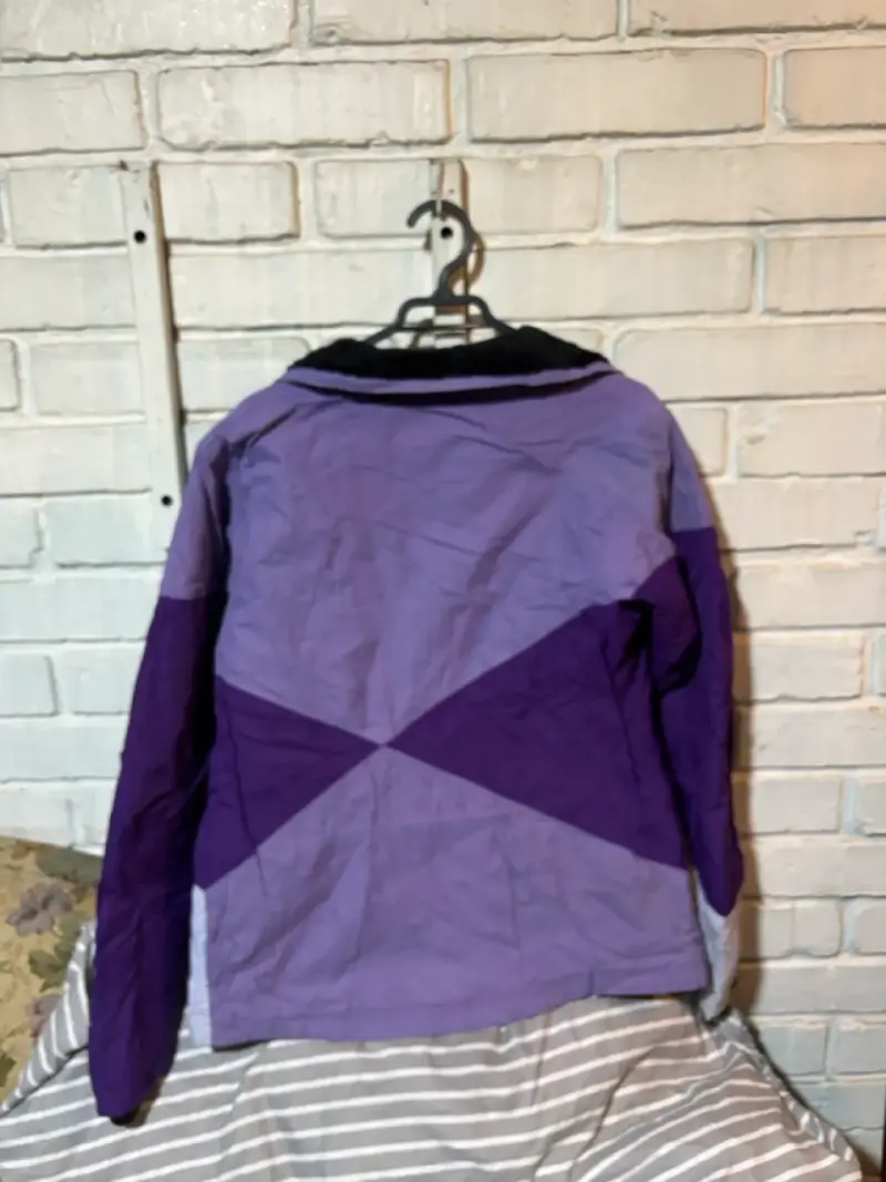 Chaqueta Columbia impermeable morada para mujer - 6