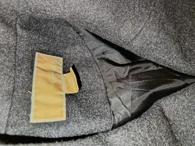 Abrigo Michael Kors gris oscuro con doble botonadu - miniatura 4