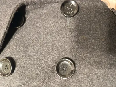 Abrigo Michael Kors gris oscuro con doble botonadu - miniatura 5