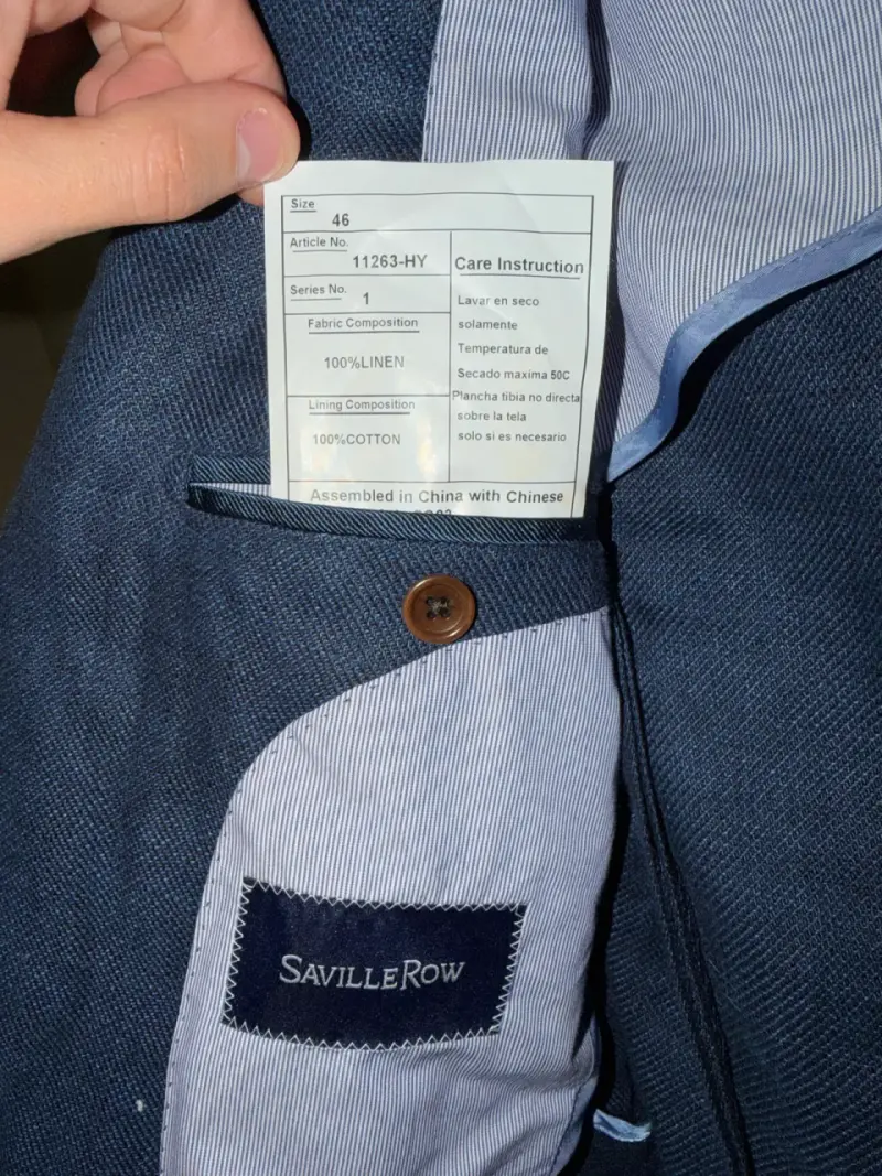 Chaqueta de lino SAVILLE row - 4