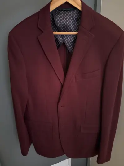 Blazer burdeos Perry Ellis  talla 50 - miniatura 1