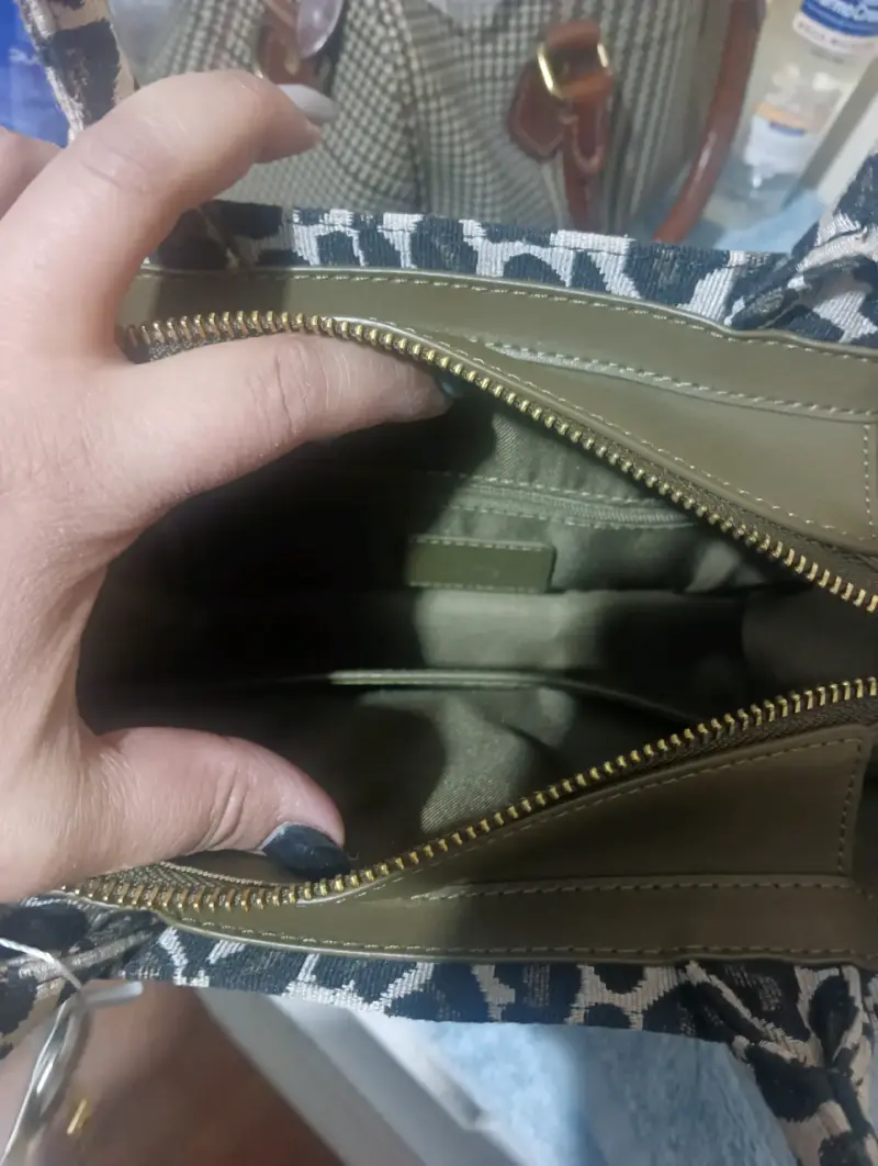 Bolso de mano estampado leopardo Geiger - 4