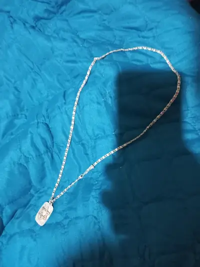 Collar de plata con colgante de estrella de David - miniatura 7