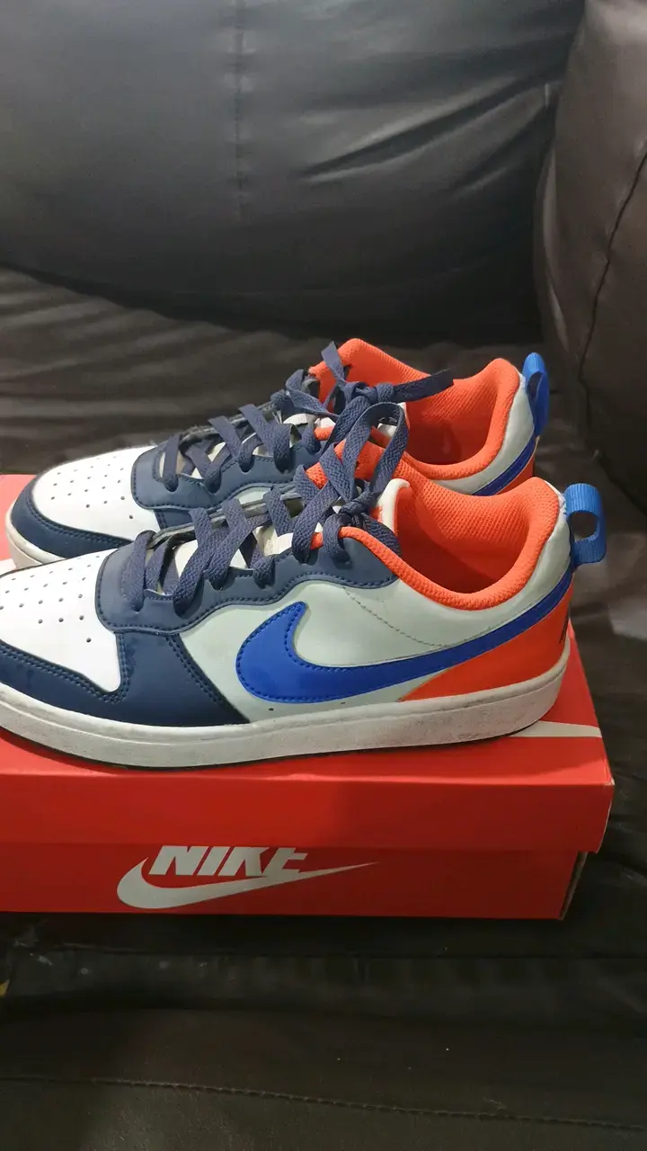 Zapatillas Nike deportivas azul y blanco - 4