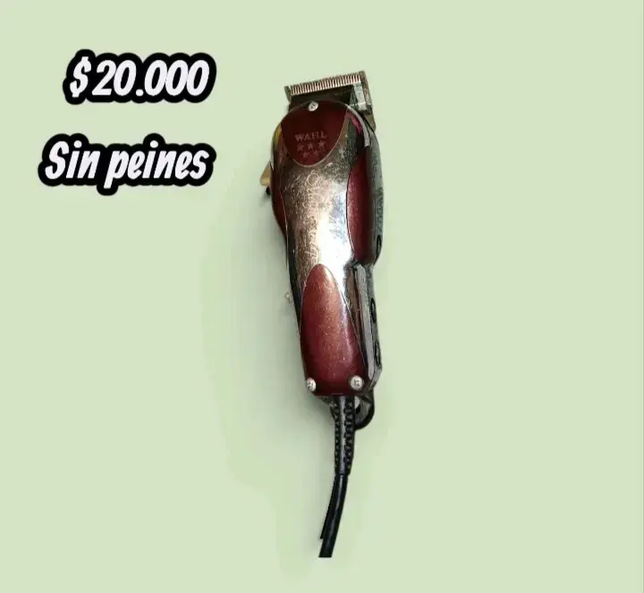 Máquina cortapelos Wahl profesional sin peines - 1