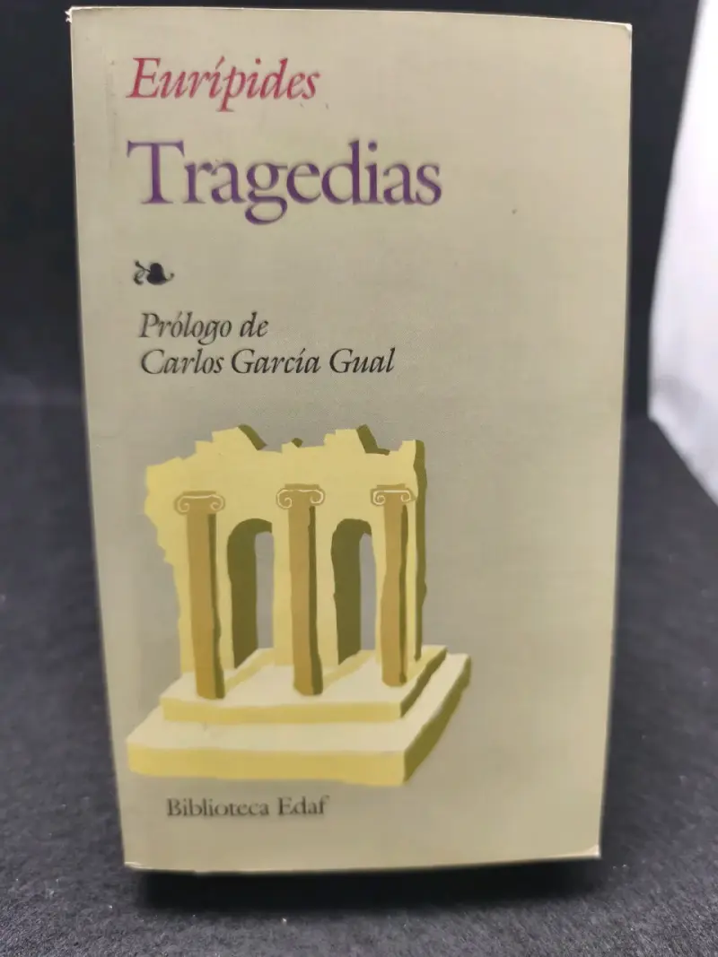 Libro 'Tragedias' de Eurípides - Biblioteca Edaf - 1