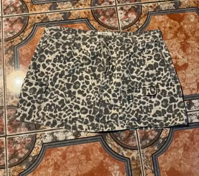 Falda corta animal print Sybilla talla XXL - miniatura 1