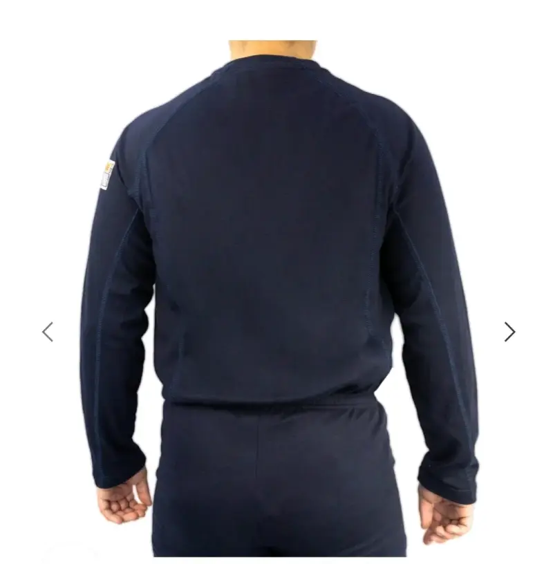 Polera ignífuga primera capa azul - 6