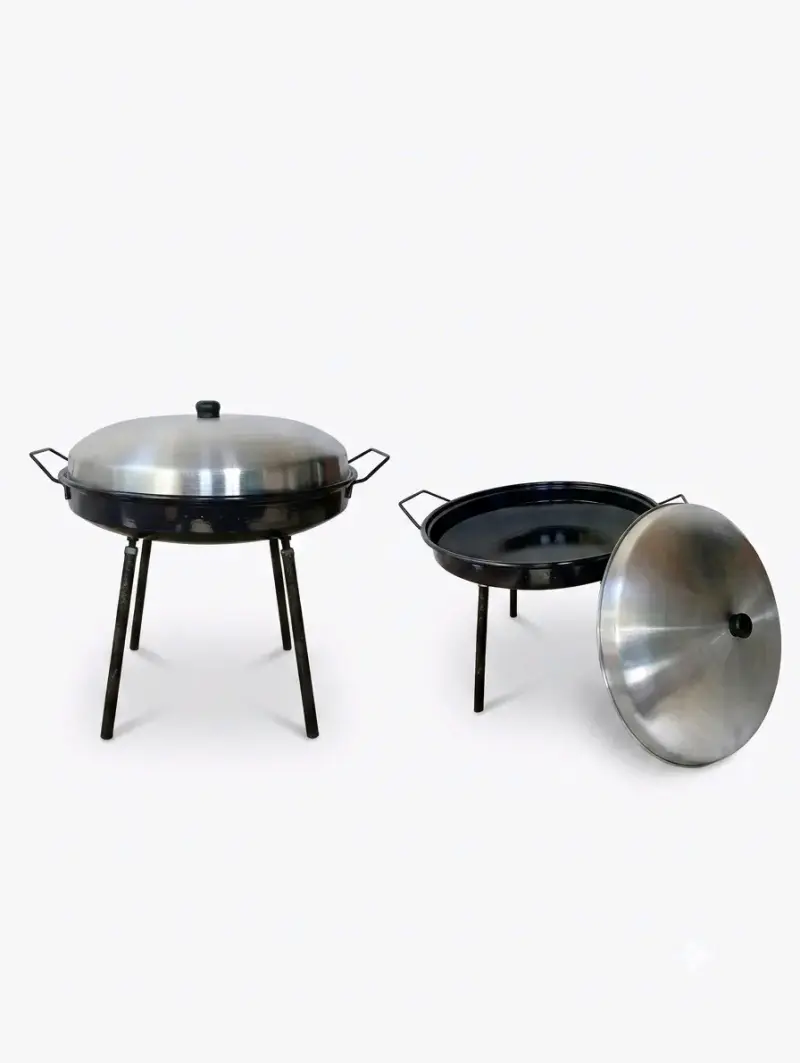Disco para asados con tapa y patas desmontables - 1