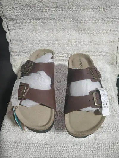 Sandalias Bammers marrones con hebilla - miniatura 2