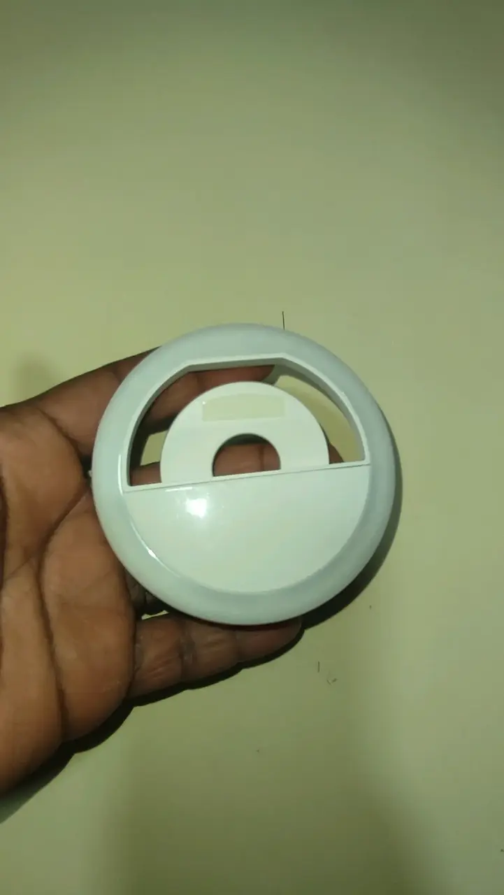 Aro de luz LED para selfies con clip - 2