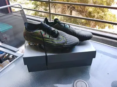 Zapatillas de fútbol Nike Mercurial negras - miniatura 4