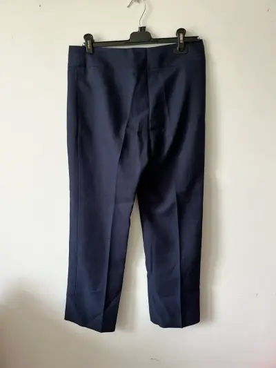 Pantalones de vestir azul marino para hombre - miniatura 2