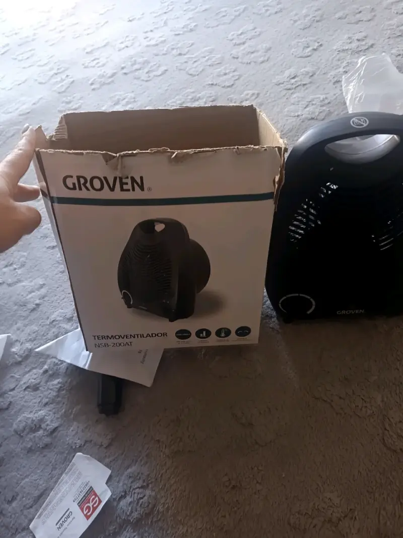 Termoventilador Groven NSB-200AT negro - 1