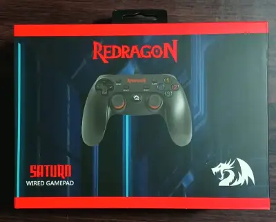 Controlador Redragon Saturn con cable PC y PS3 - miniatura 1
