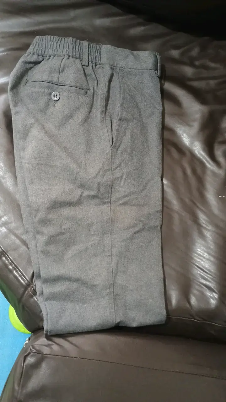 Pantalones de vestir gris oscuro para hombre - 2