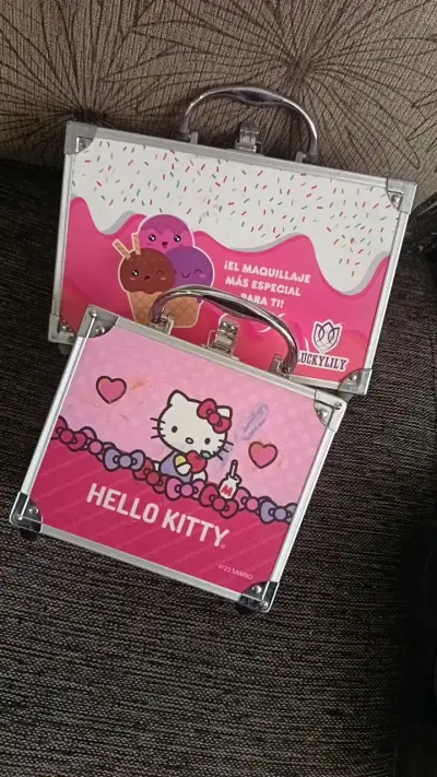 Maletín organizador de maquillaje rosa - miniatura 3