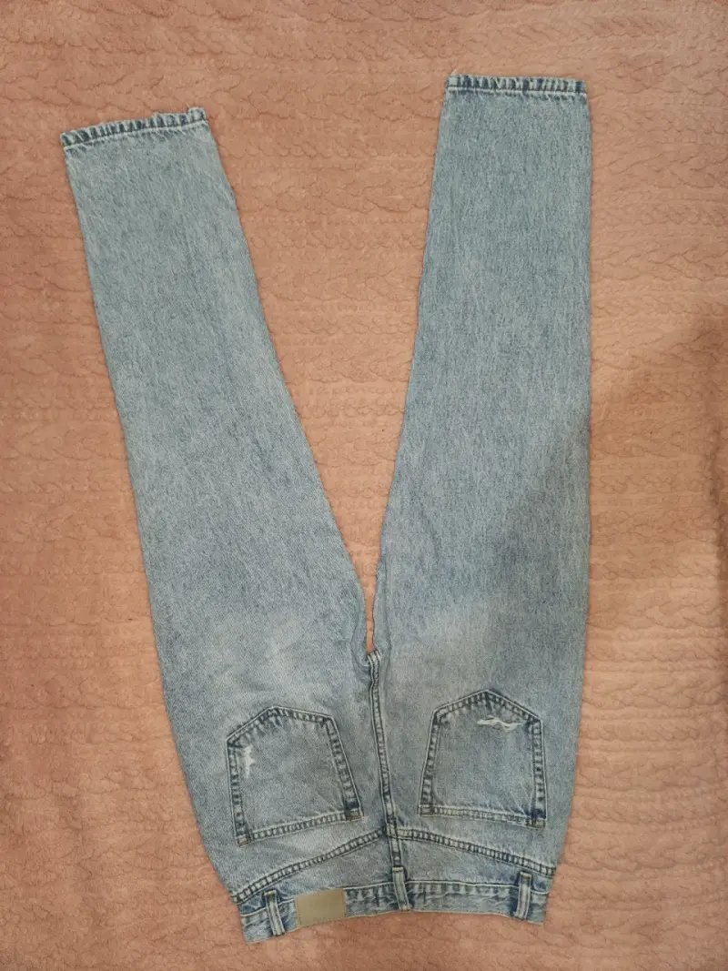 Jeans desgastados Pull&Bear azul claro - 2