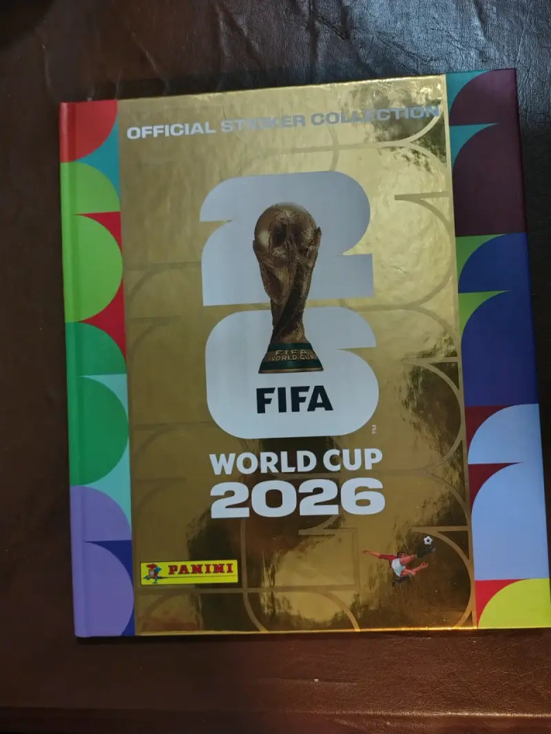 Álbum Panini Copa Mundial FIFA 2026 Gold Tapa dura