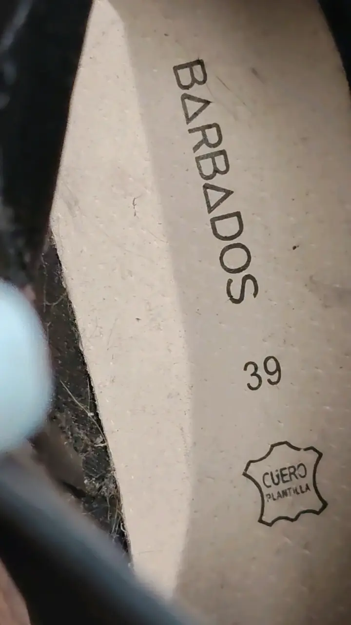 Zapatos Barbados de cuero talla 39 - 1