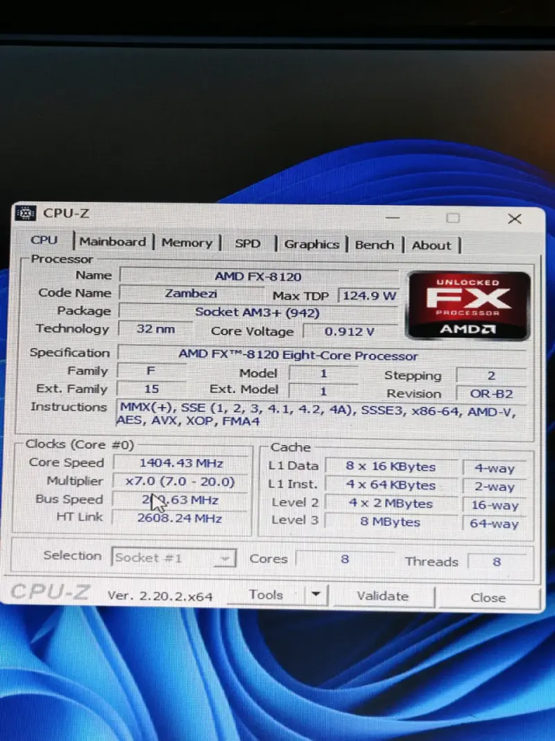 Procesador AMD FX-8120 8 núcleos black edition. - 4