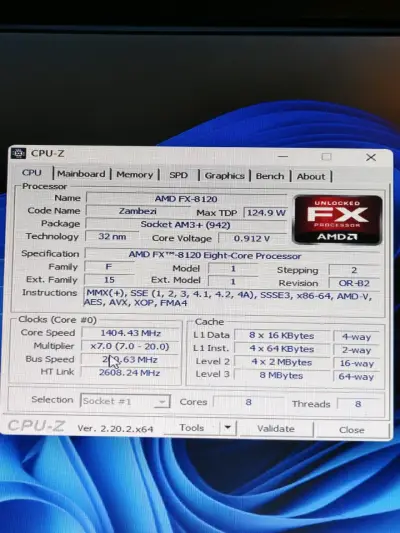 Procesador AMD FX-8120 8 núcleos black edition. - miniatura 4