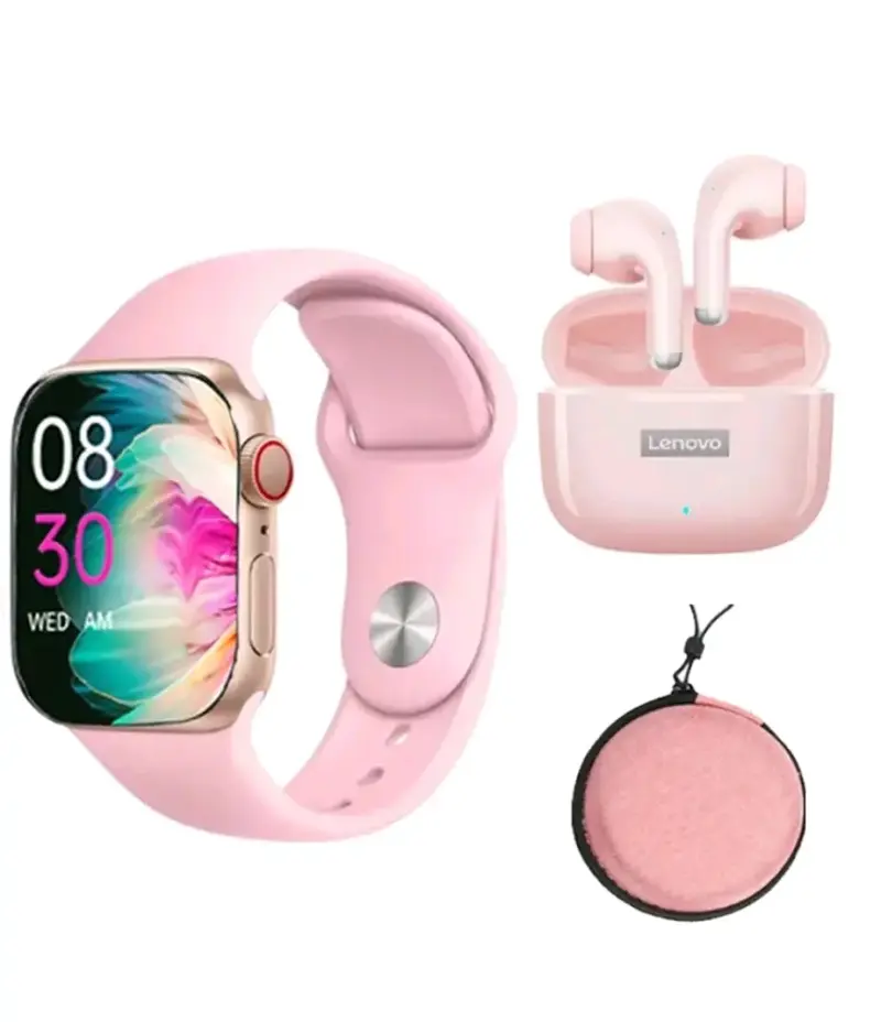 Combo Smartwatch y Audífonos Lenovo LP40 - 1
