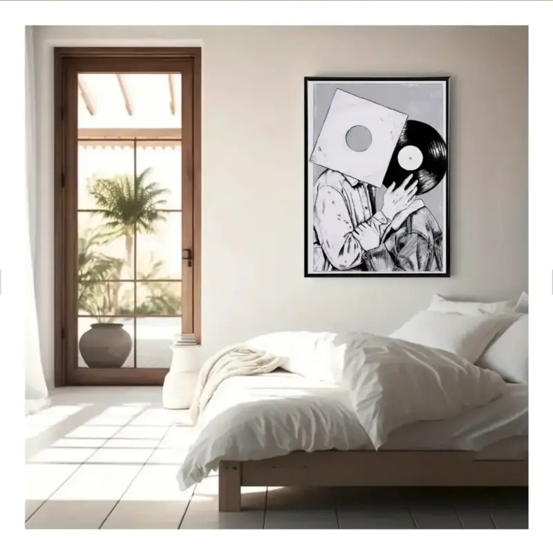 Moderno Cuadro Decorativo Amor Analogo 42X62 - 4