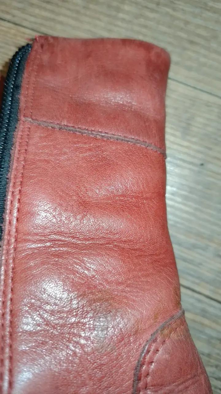Botas de cuero rosa oscuro con cierre - 4