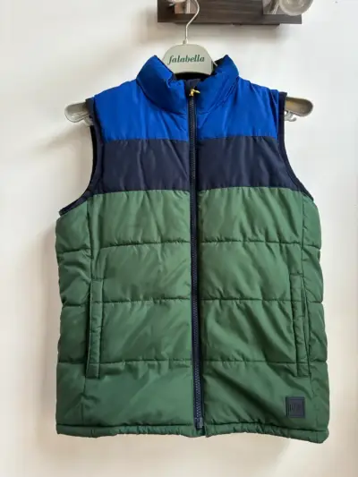 Chaleco acolchado GAP verde y azul para Niño niño - miniatura 1
