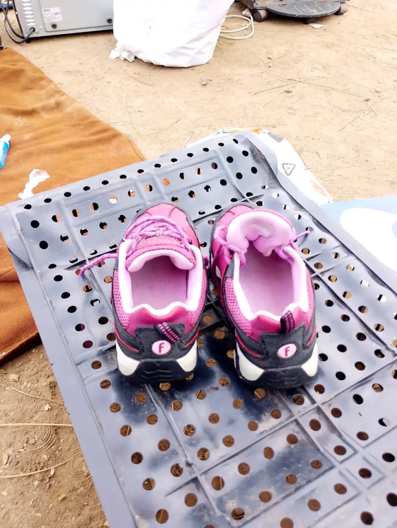 Zapatillas Ficcus outdoor infantiles rosadas - 3